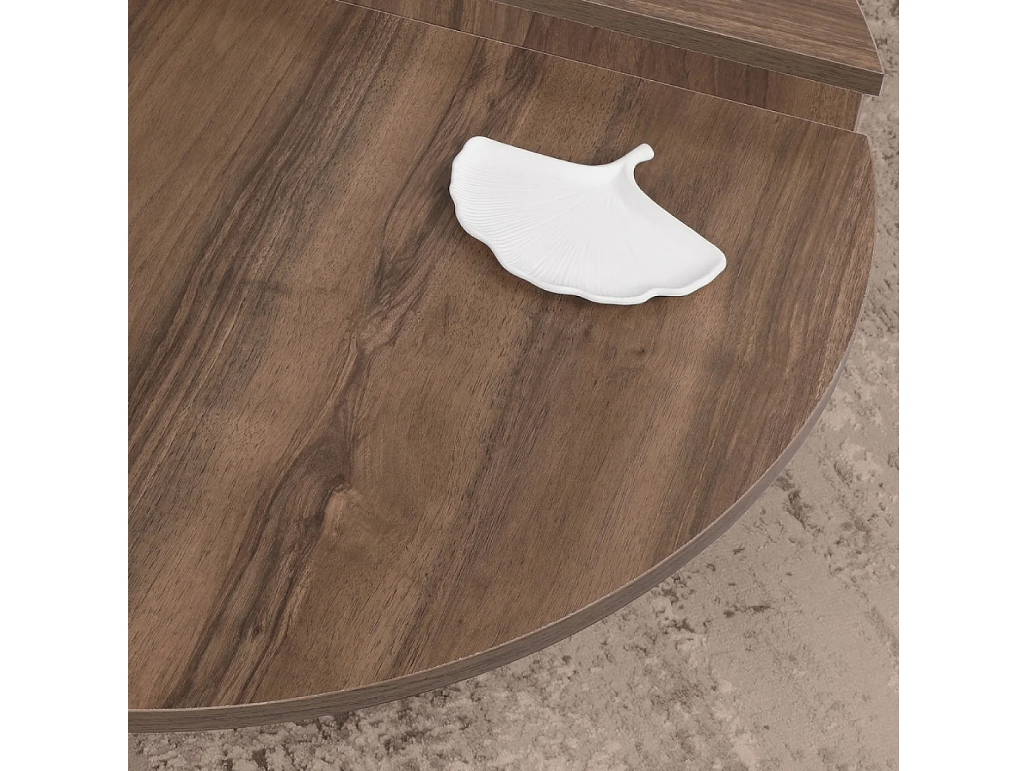 Tavolino modulare color noce MILA