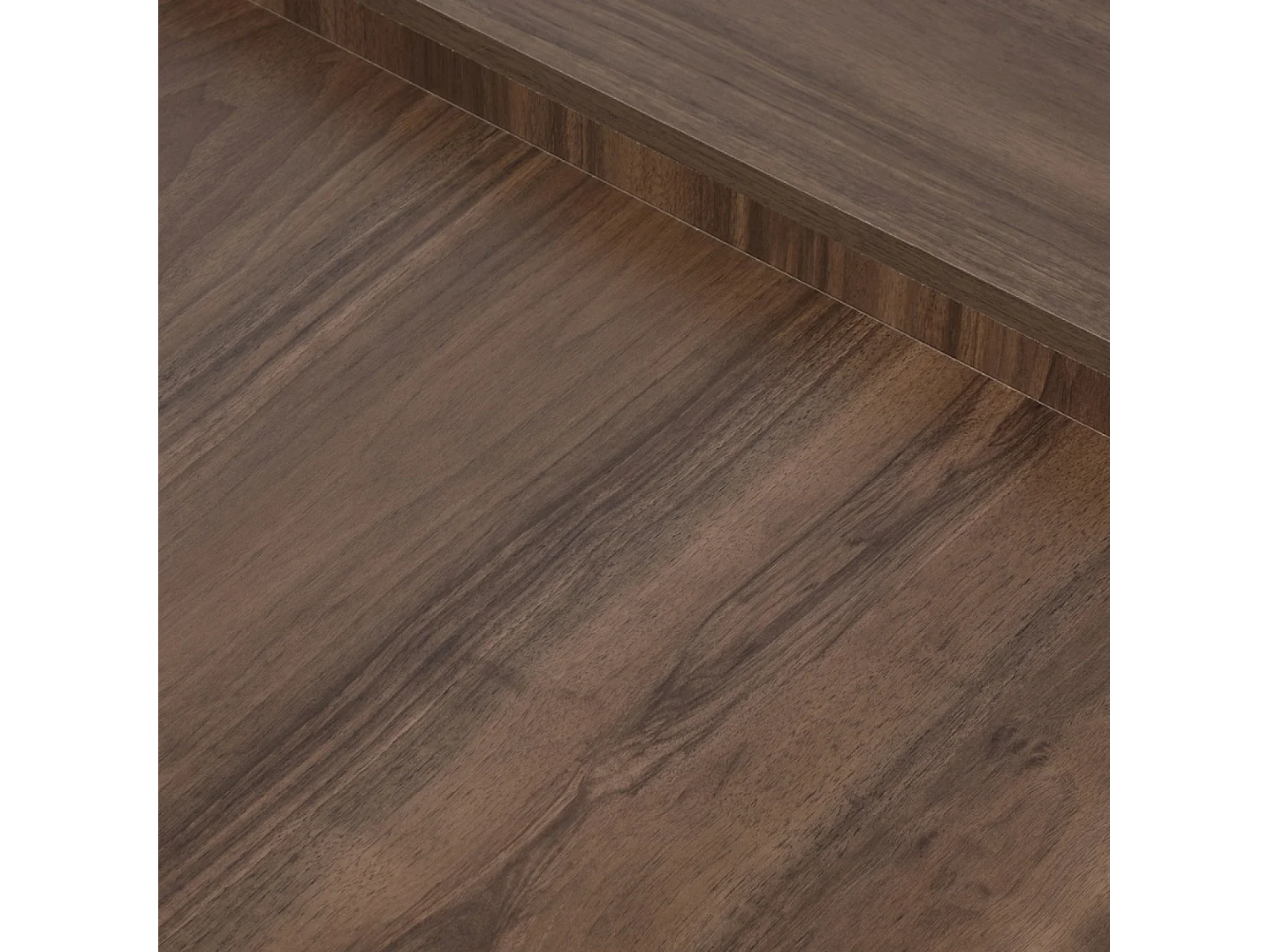 Mesa de café modular color nogal MILA