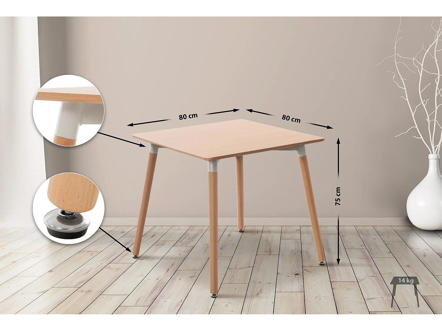 Console tafel - Hout & Hout - natura - Viborg