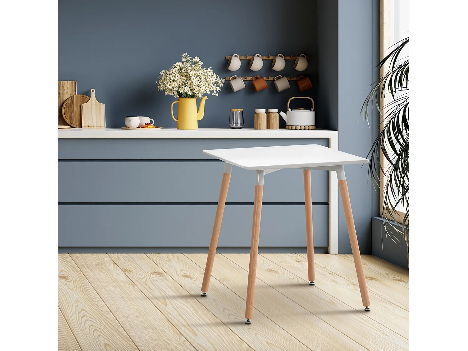 Table de cuisine Viborg 60 cm - Blanc70.00