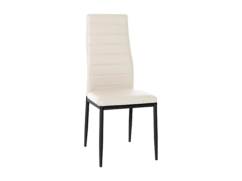 Esszimmerstuhl - Kunstleder - creme - Mayfair