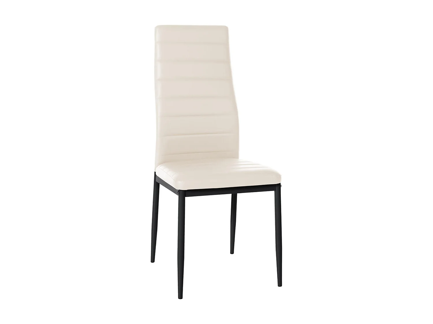 Eetkamerstoelen - Kunstleer - creme - Mayfair
