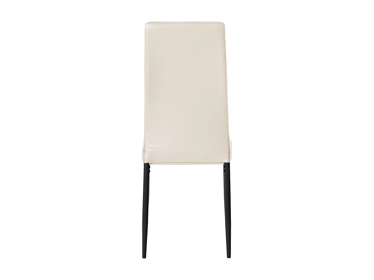 Eetkamerstoelen - Kunstleer - creme - Mayfair