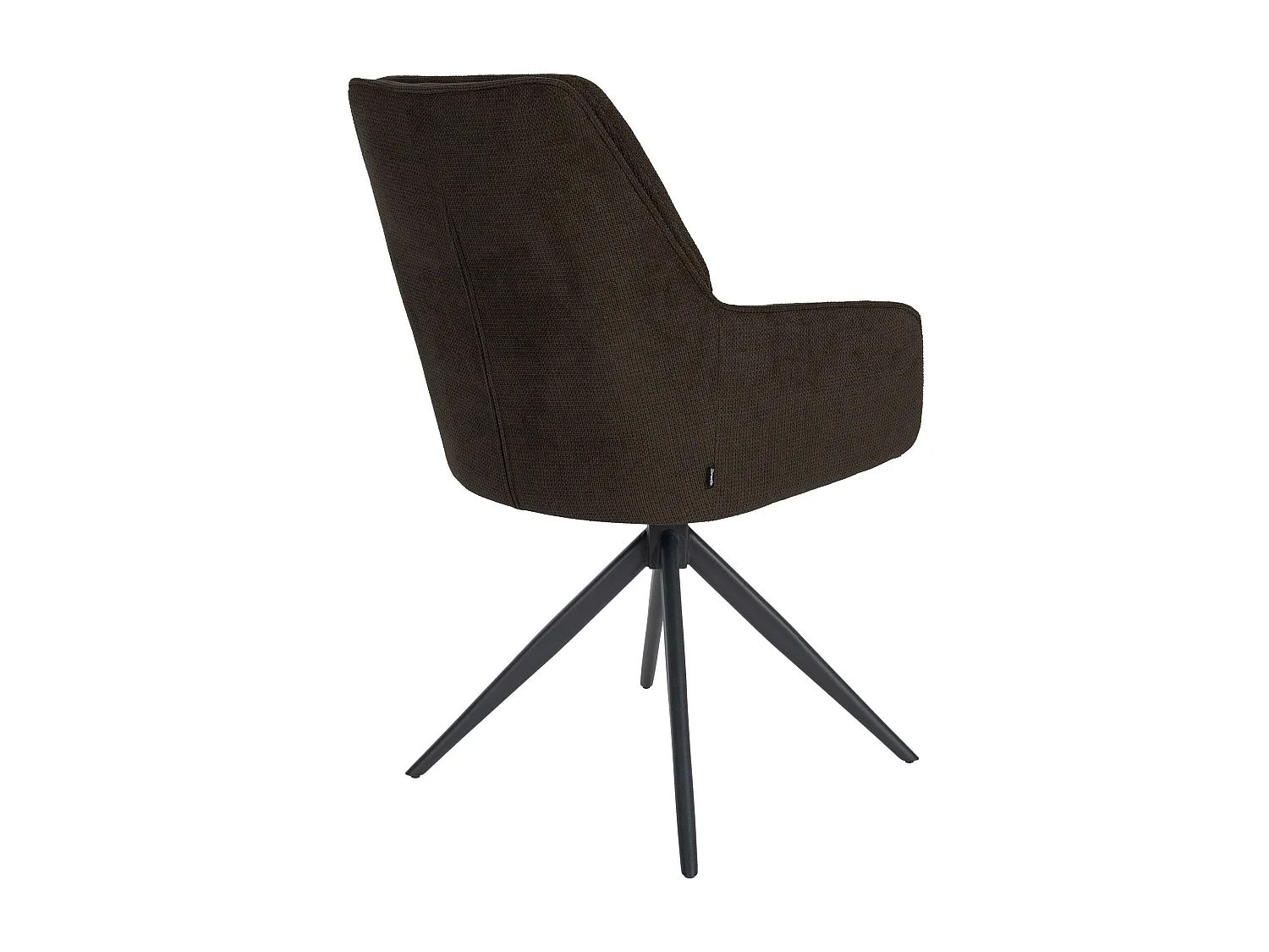 Fauteuil pivotant en tissu Jules - Marron91.00