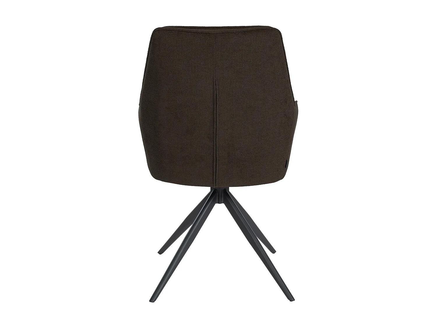 Fauteuil pivotant en tissu Jules - Marron91.00