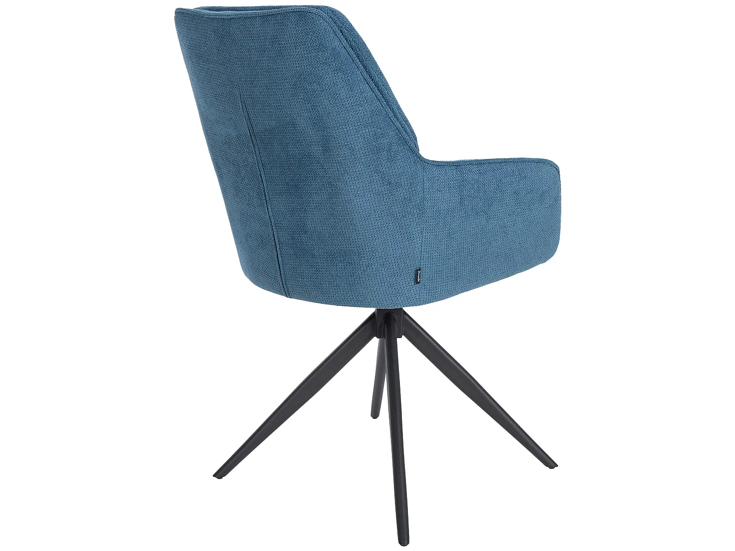 Fauteuil pivotant en tissu Jules - Bleu91.00