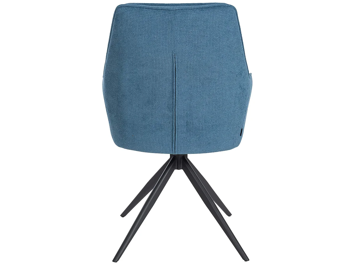 Fauteuil pivotant en tissu Jules - Bleu91.00