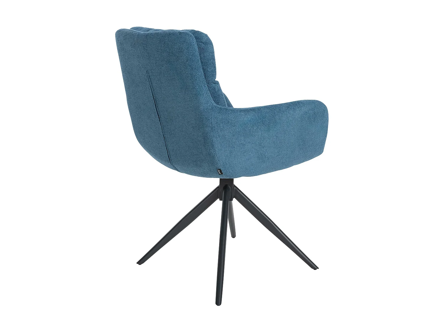 Fauteuil pivotant en tissu Vilas - Bleu88.00