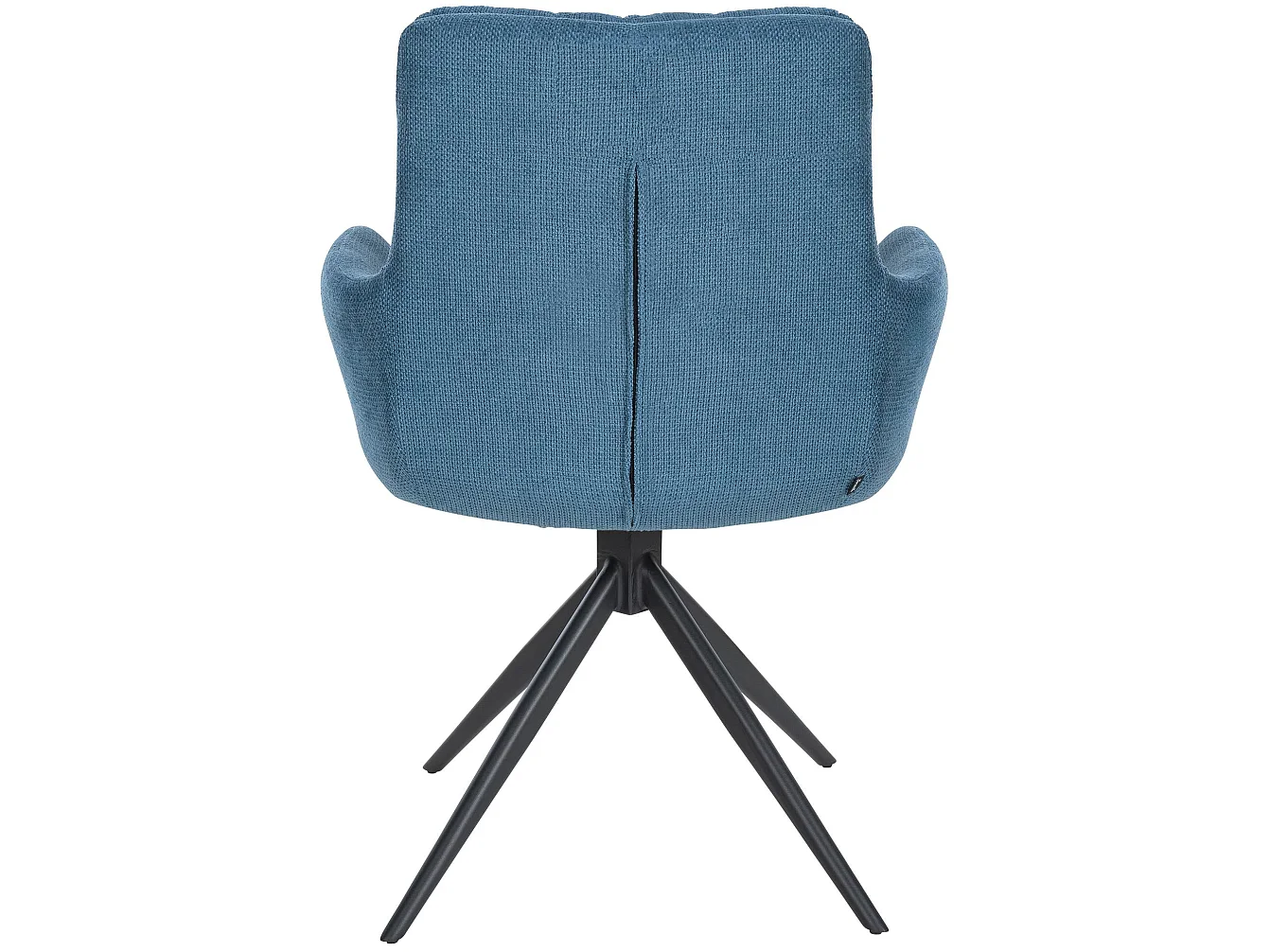 Fauteuil pivotant en tissu Vilas - Bleu88.00