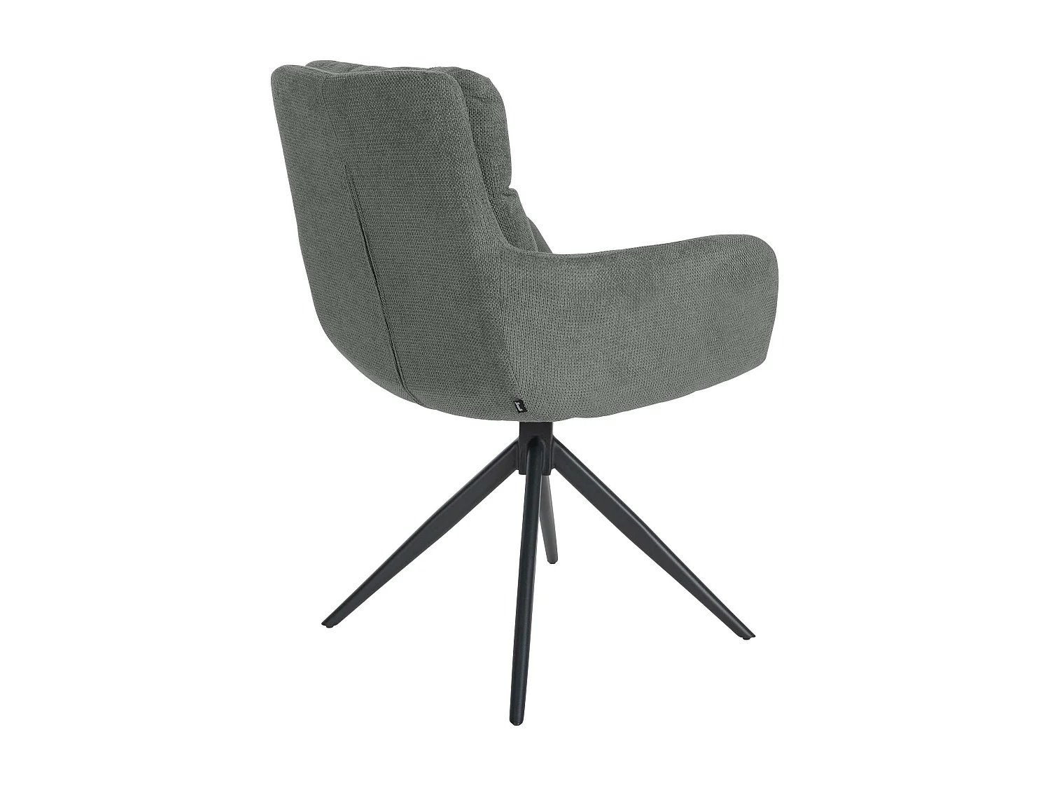 Fauteuil pivotant en tissu Vilas - Gris88.00