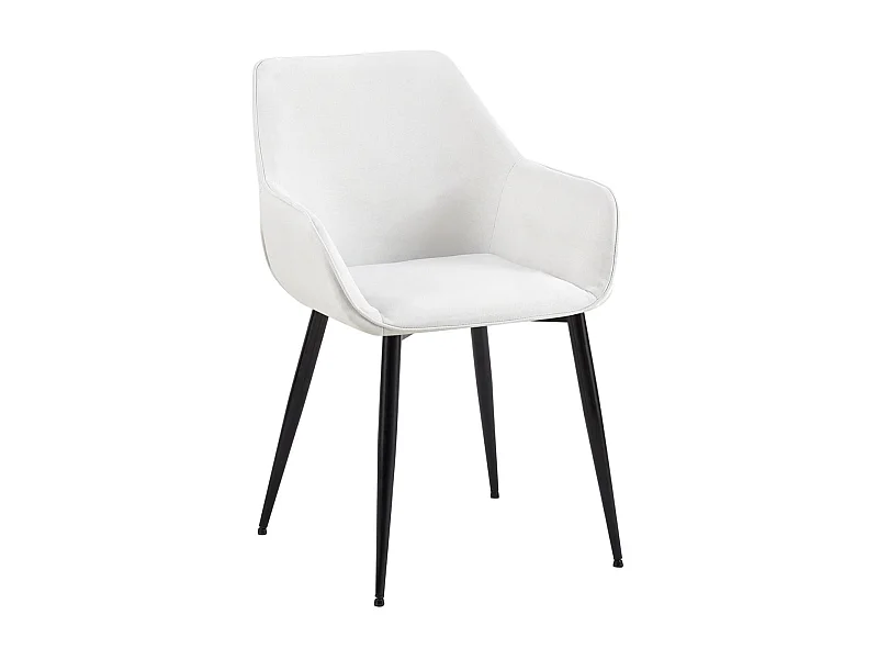 Fauteuil en tissu Vessa - Crème82.00
