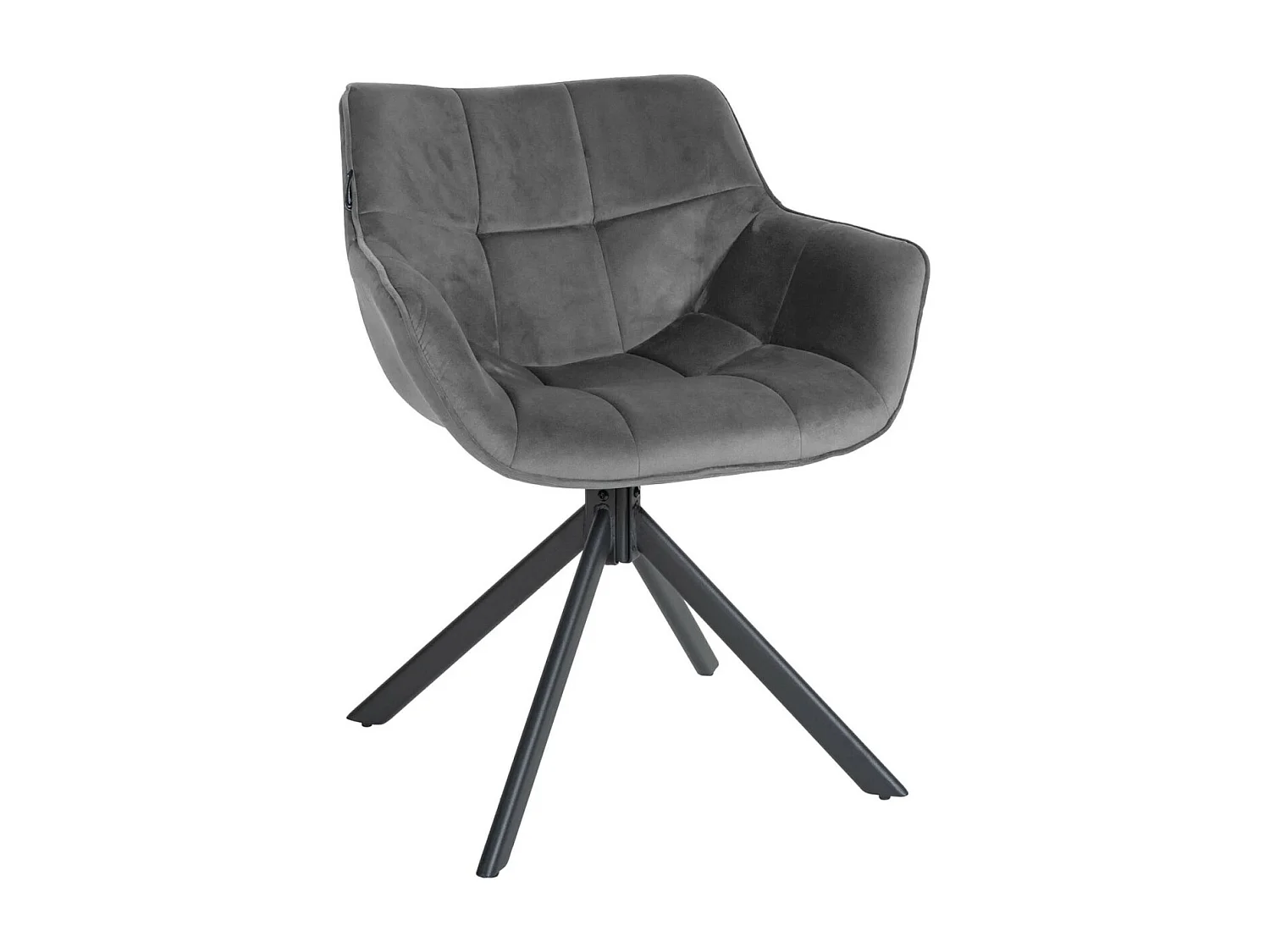 Eetkamerstoelen - Fluweel - grijs - Westport