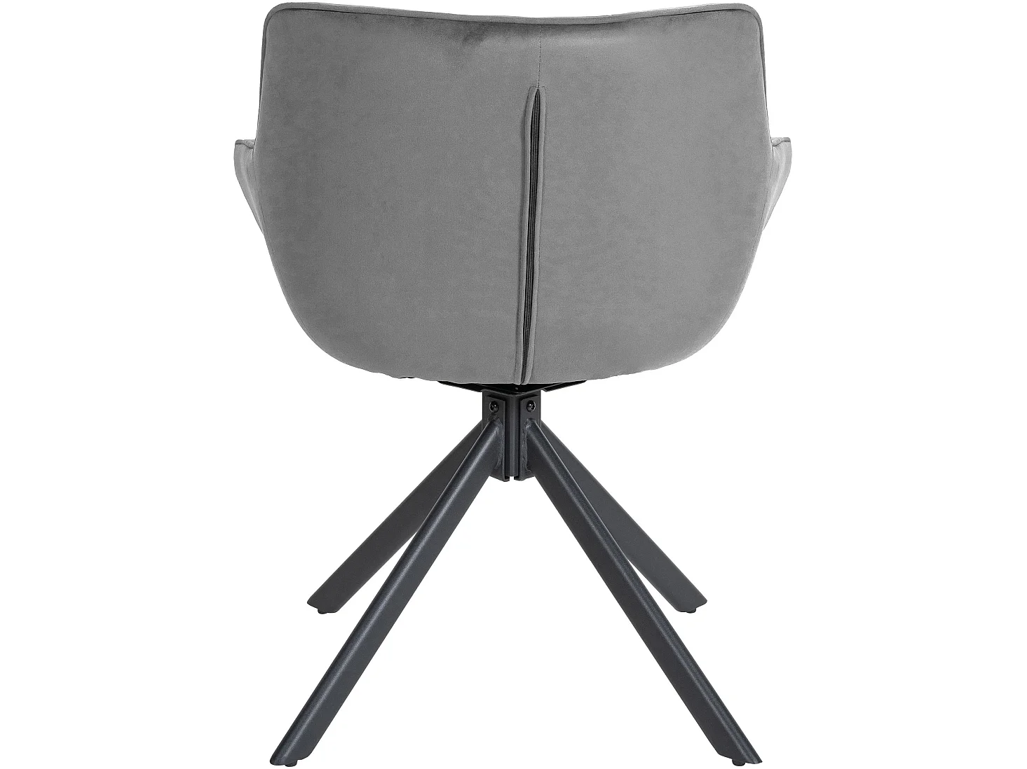 Eetkamerstoelen - Fluweel - grijs - Westport