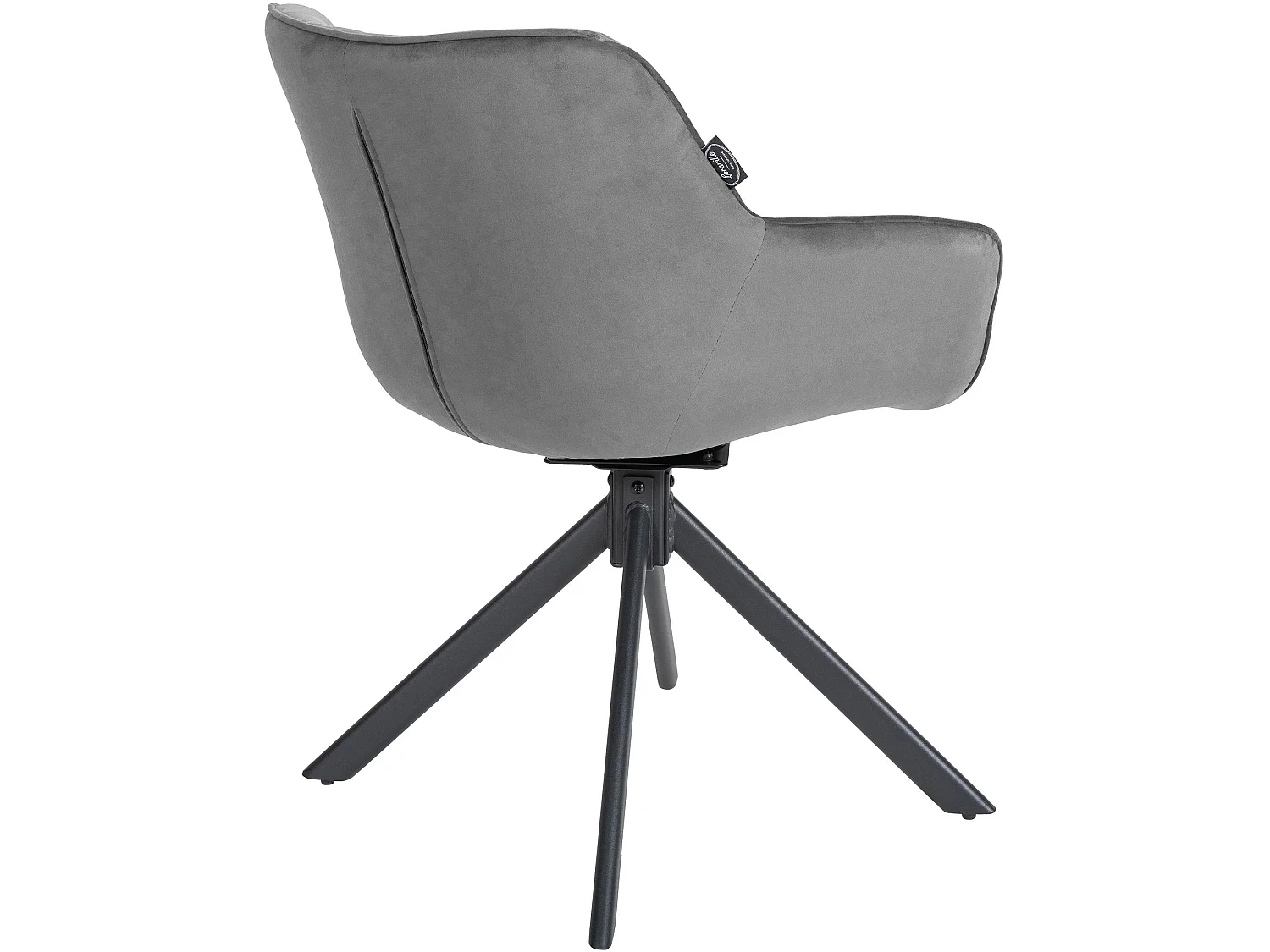 Eetkamerstoelen - Fluweel - grijs - Westport