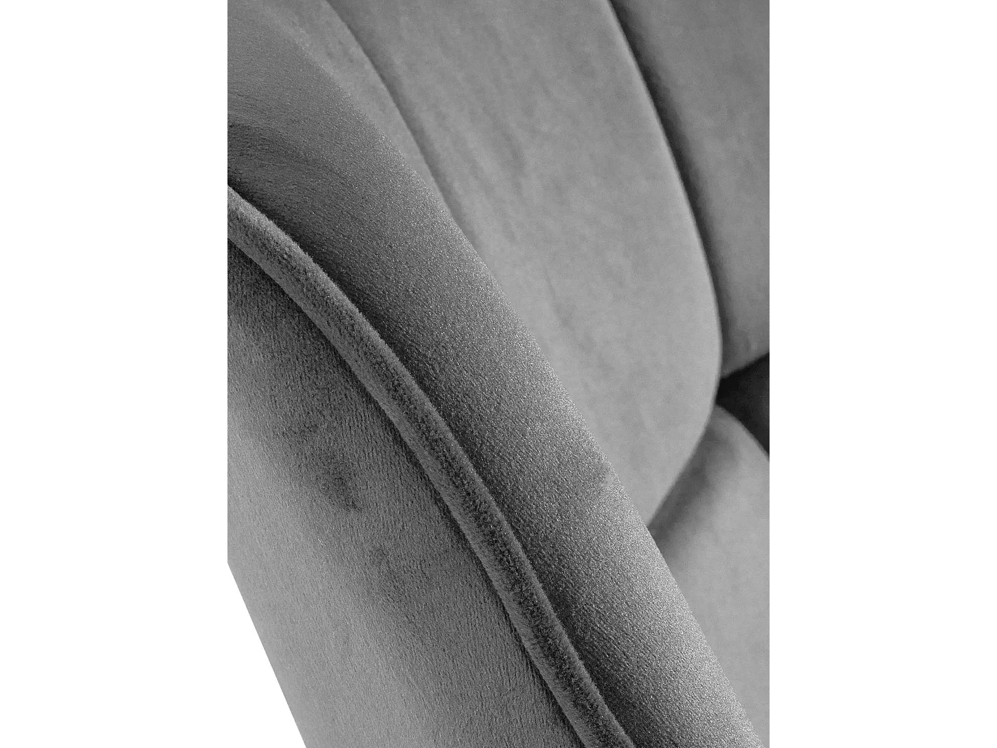 Eetkamerstoelen - Fluweel - grijs - Westport