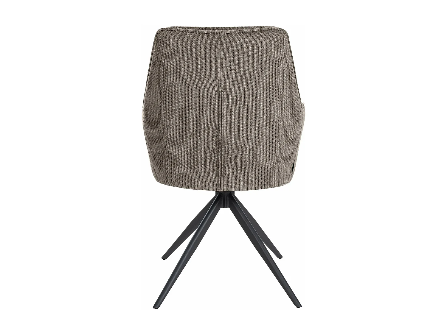 Fauteuil pivotant en tissu Jules - Gris foncé91.00