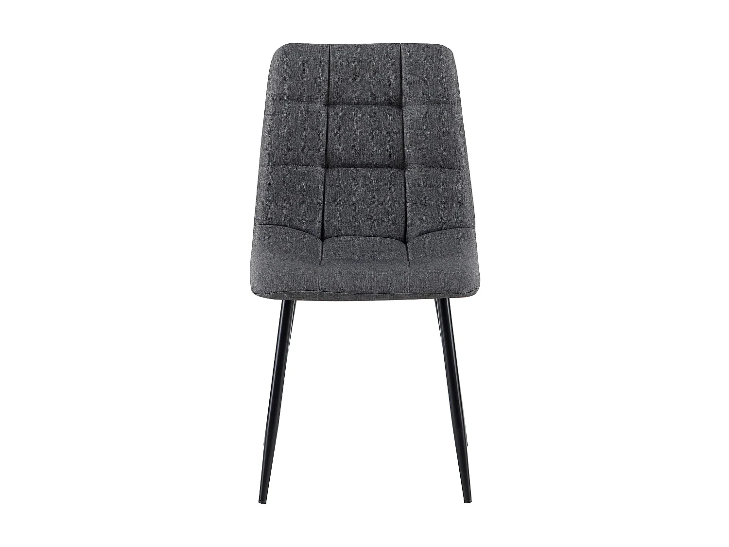 Chaise Antibes Tissu - Gris foncé84.00