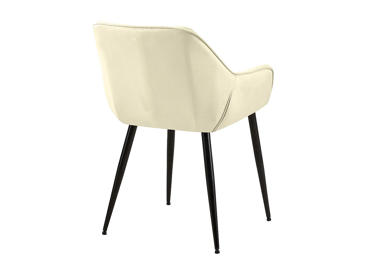 Fauteuil en velours Vessa - Crème82.00