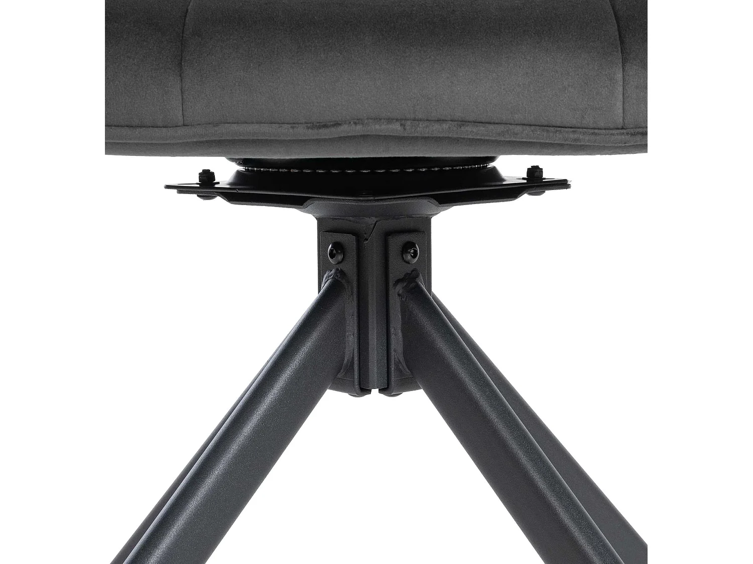 Eetkamerstoelen - Fluweel - donkergrijs - Westport