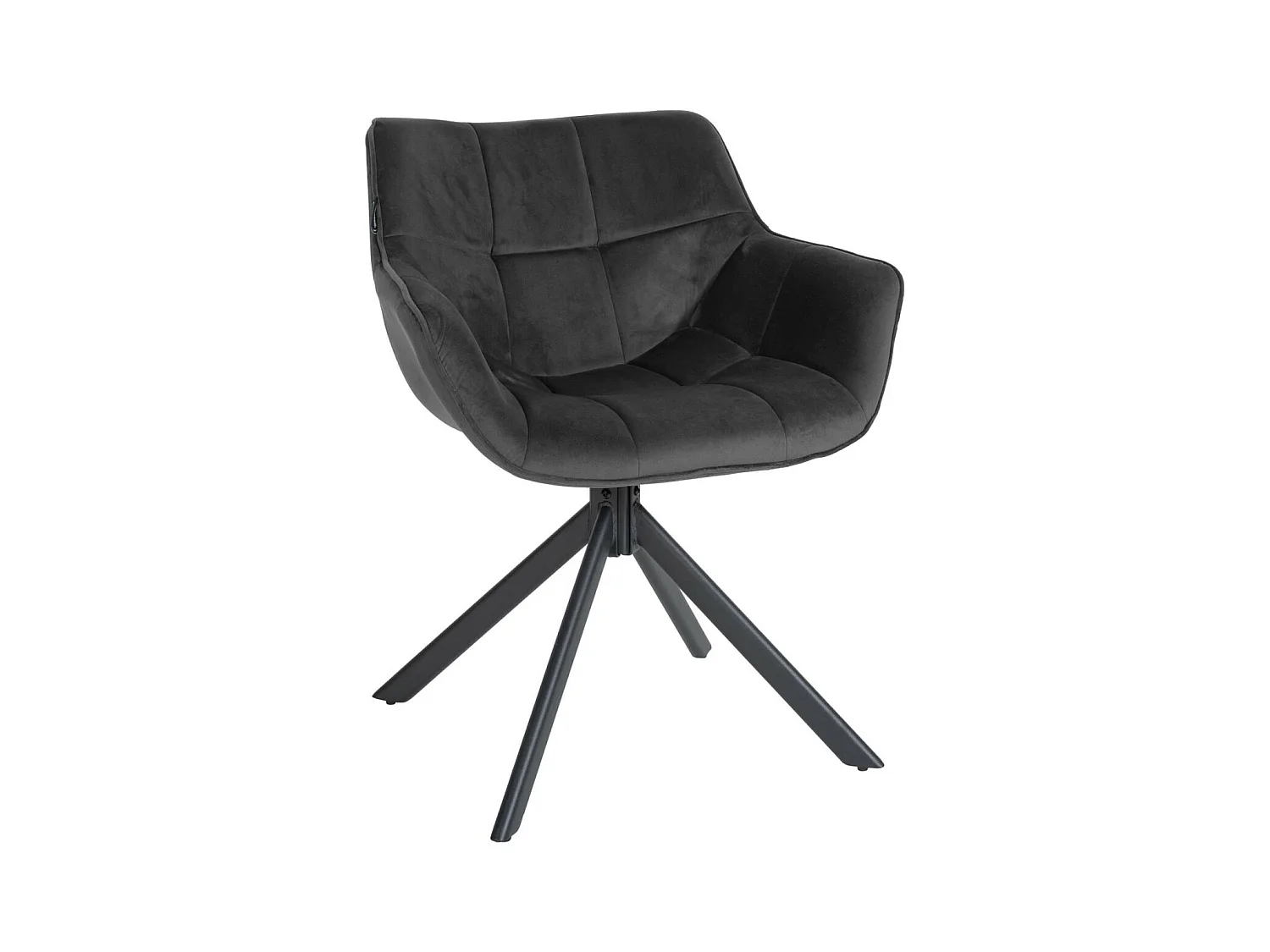 Chaise Westport Velours - gris foncé78.00