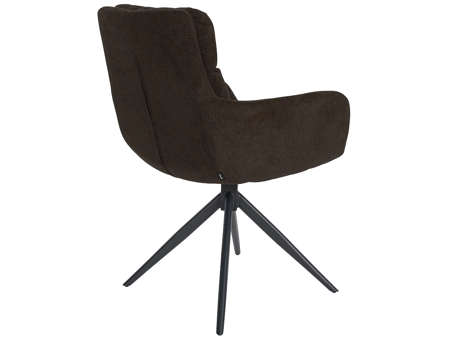 Fauteuil pivotant en tissu Vilas - Marron88.00