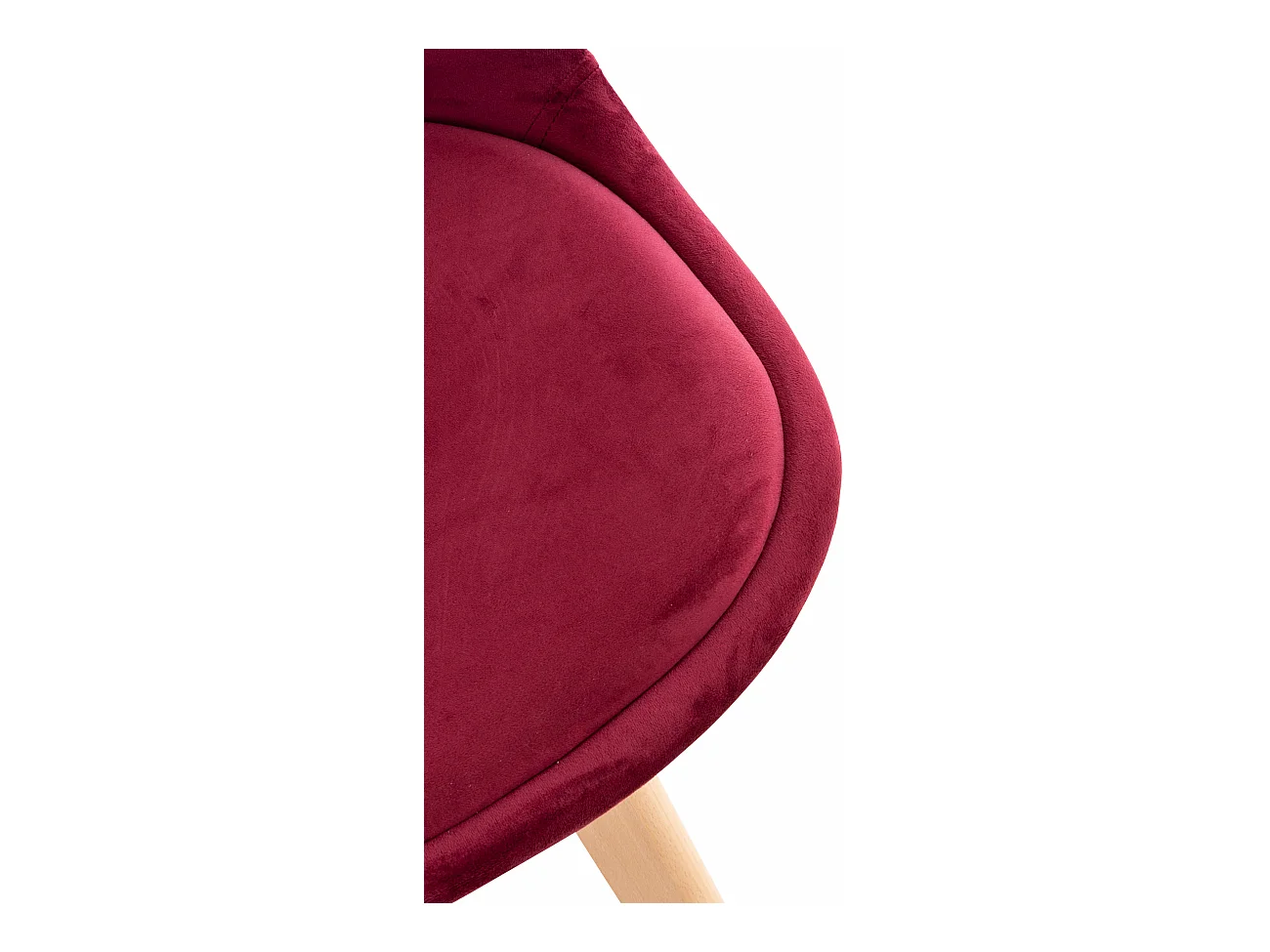 Chaise Linares - Velours Bordeaux83.00