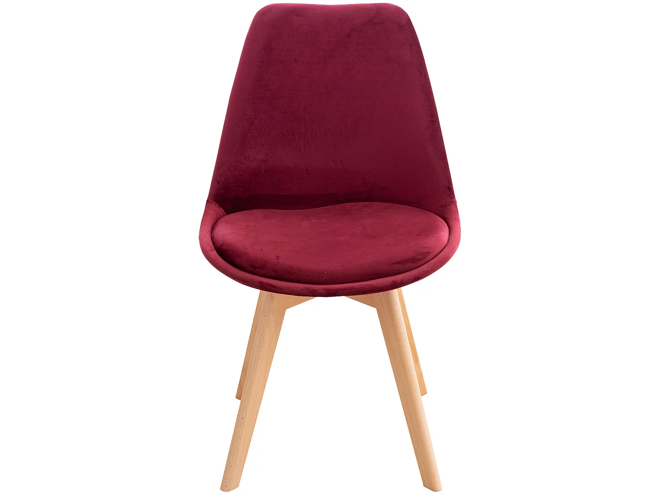 Chaise Linares - Velours Bordeaux83.00