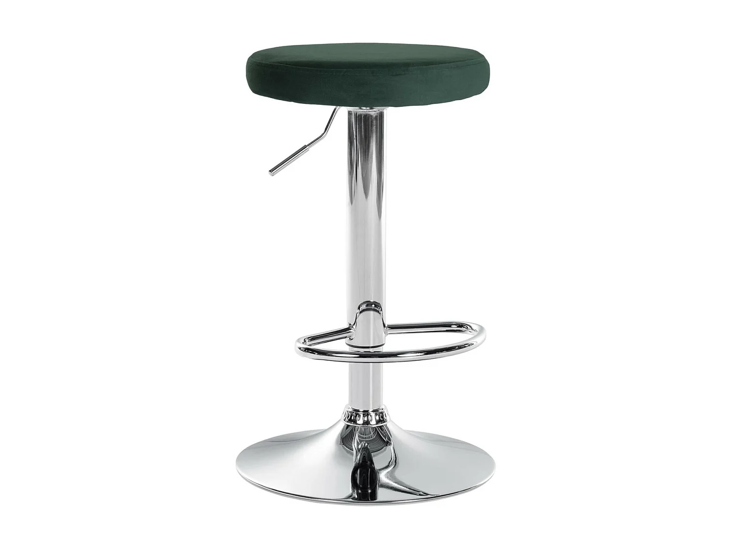 Fauteuil de bar Ponte - Chrome / Velours Vert60.00