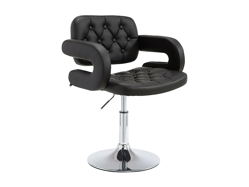 Fauteuil Lounge Dublin Simili cuir - Noir76.00