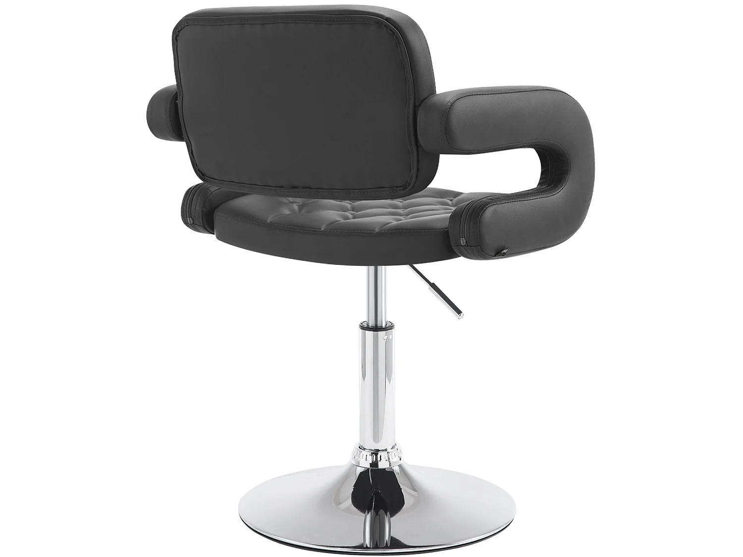 Fauteuil Lounge Dublin Simili cuir - Noir76.00