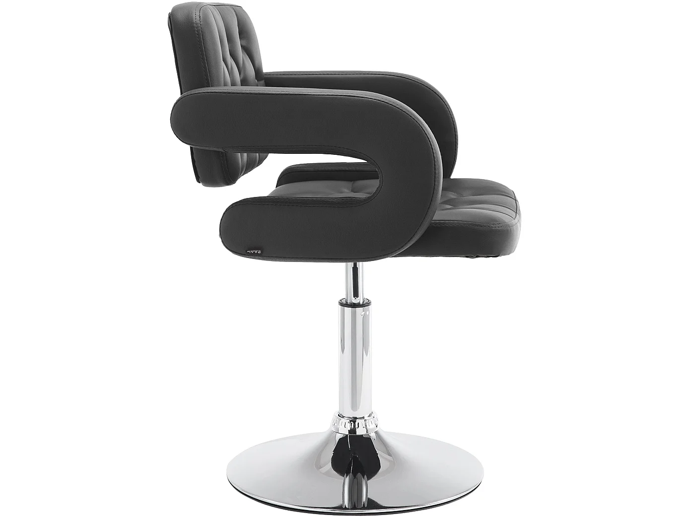 Fauteuil Lounge Dublin Simili cuir - Noir76.00