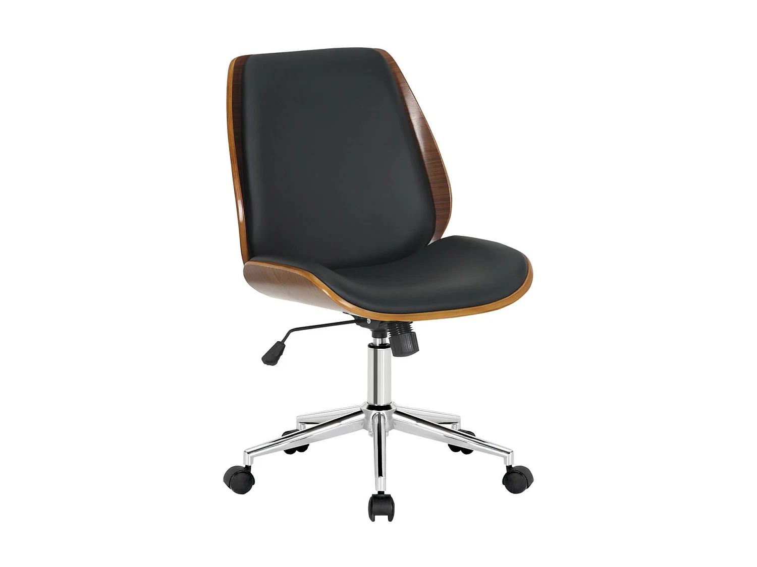 Fauteuil de bureau Mitch - Noyer - Noir90.00