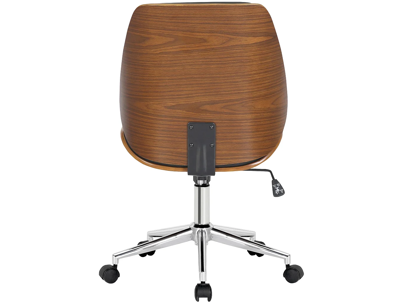 Fauteuil de bureau Mitch - Noyer - Noir90.00