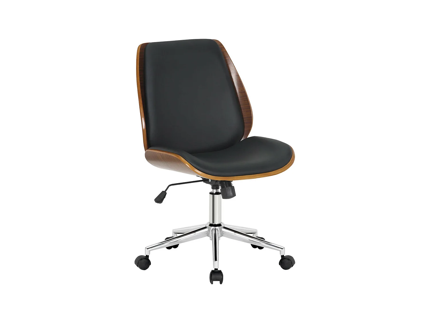 Fauteuil de bureau Mitch - Noyer - Noir90.00