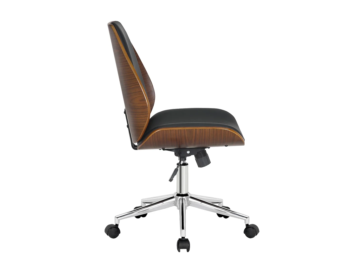 Fauteuil de bureau Mitch - Noyer - Noir90.00