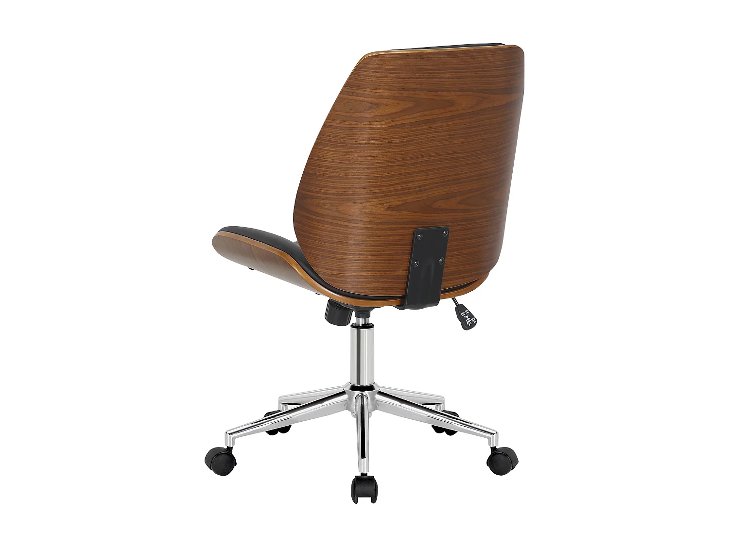 Fauteuil de bureau Mitch - Noyer - Noir90.00
