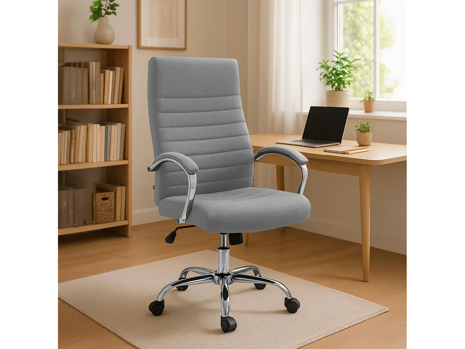 Fauteuil de bureau Valais - Tissu Gris110.00