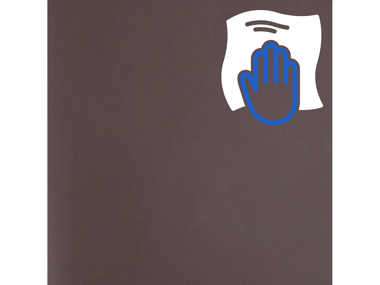 Bureaustoel - Kunstleer & Metaal in chroomoptiek - walnoot/bruin - Burbank