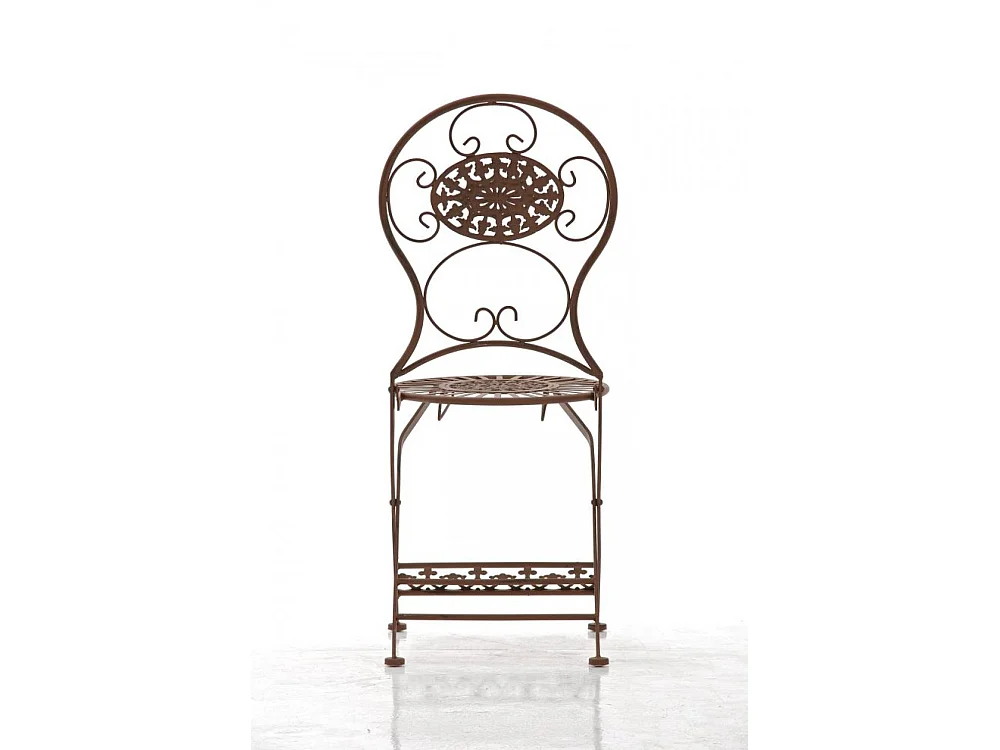 Chaises de jardin - Métal - Marron antique - Mani