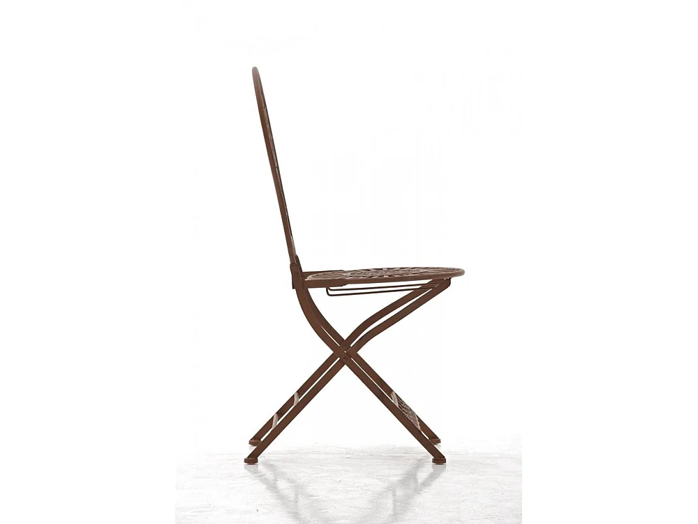 Chaises de jardin - Métal - Marron antique - Mani