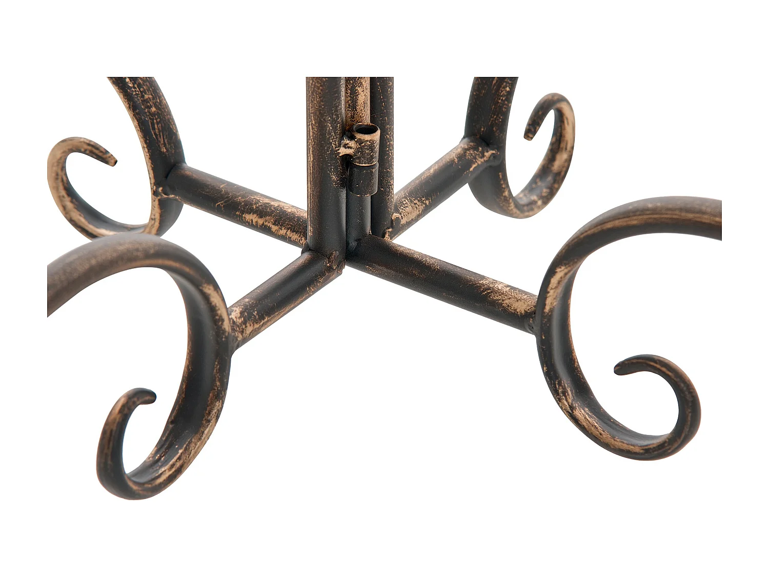 Table d'appoint de jardin - rond Ø 90 cm - Métal - Bronze - Sheela