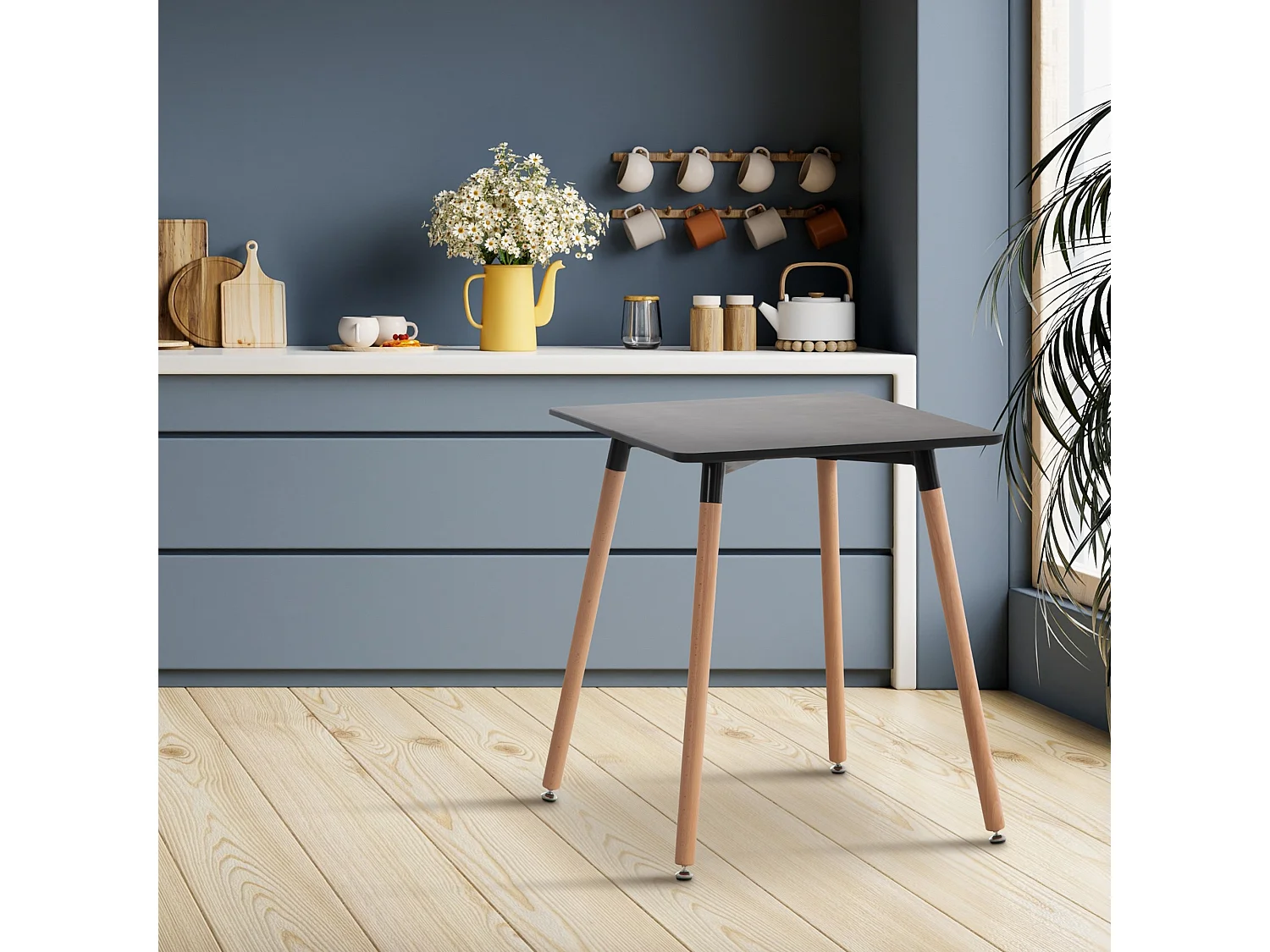 Table de cuisine Viborg 60 cm - Noir70.00