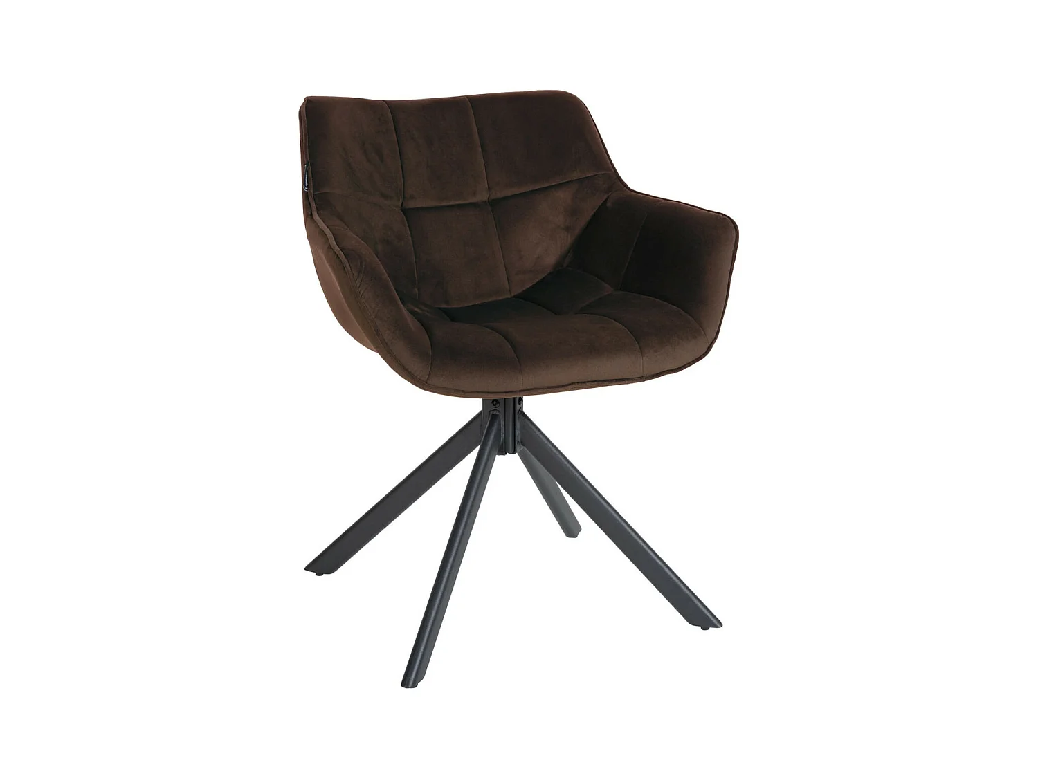 Chaise Westport Velours - Marron78.00