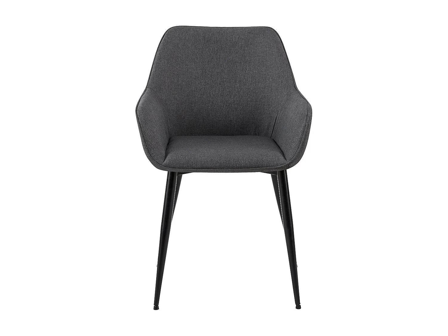 Fauteuil en tissu Vessa - Gris foncé82.00