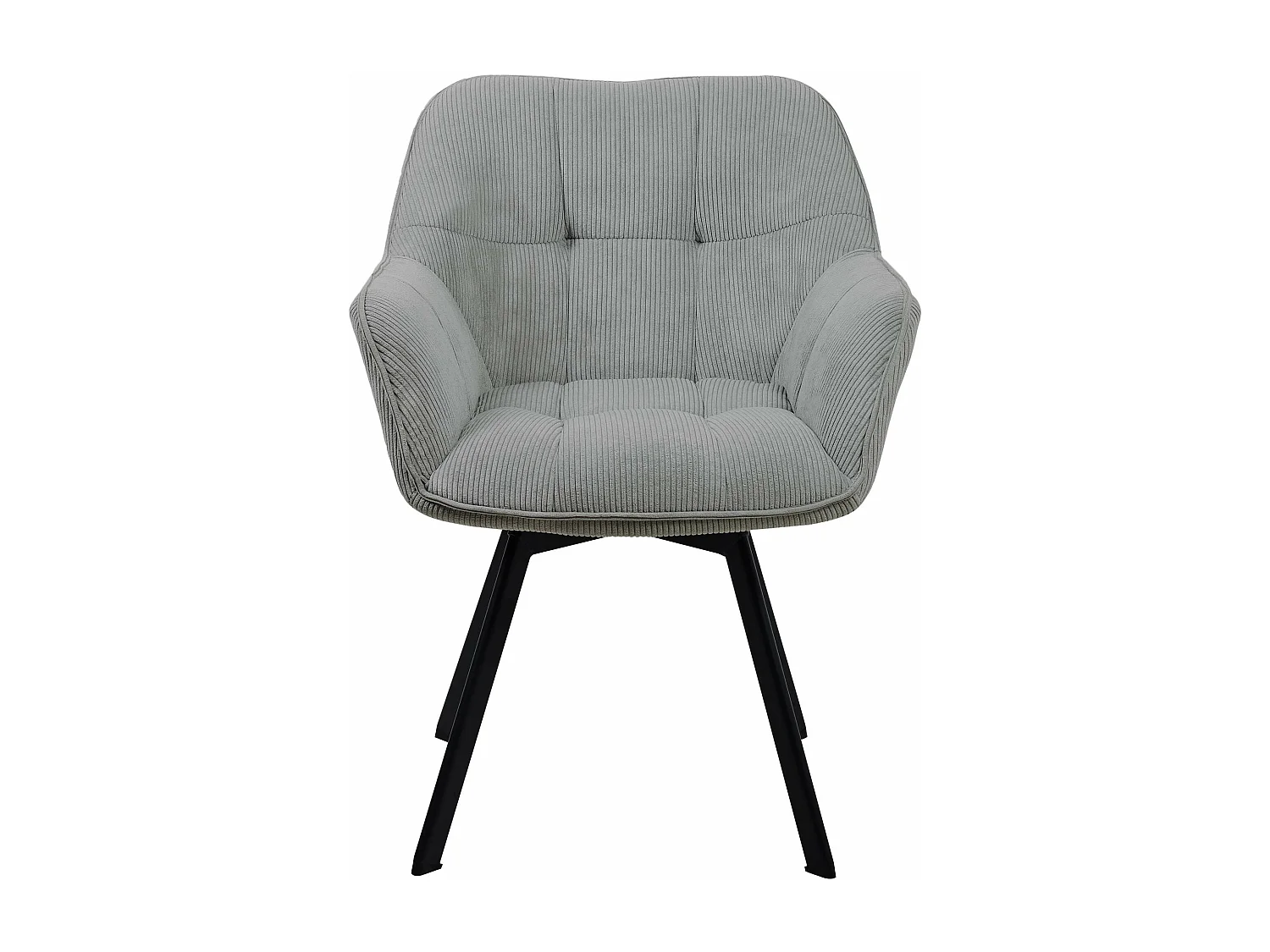 Fauteuil en tissu Jordi - Gris81.00
