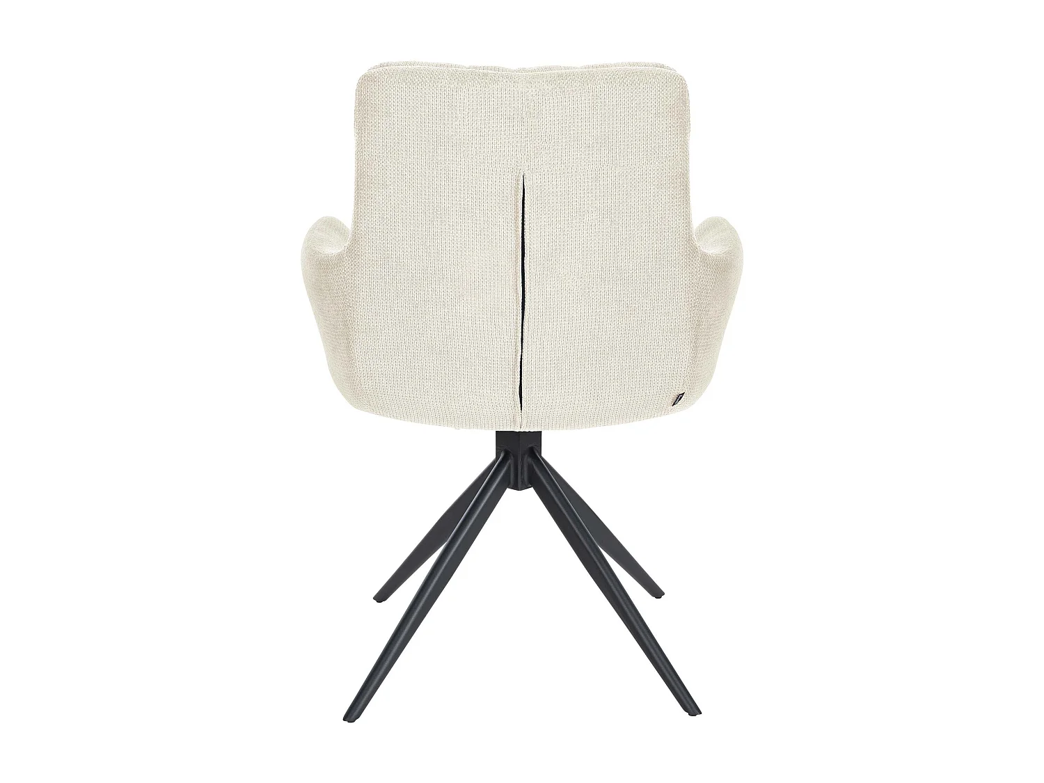 Fauteuil pivotant en tissu Vilas - Crème88.00