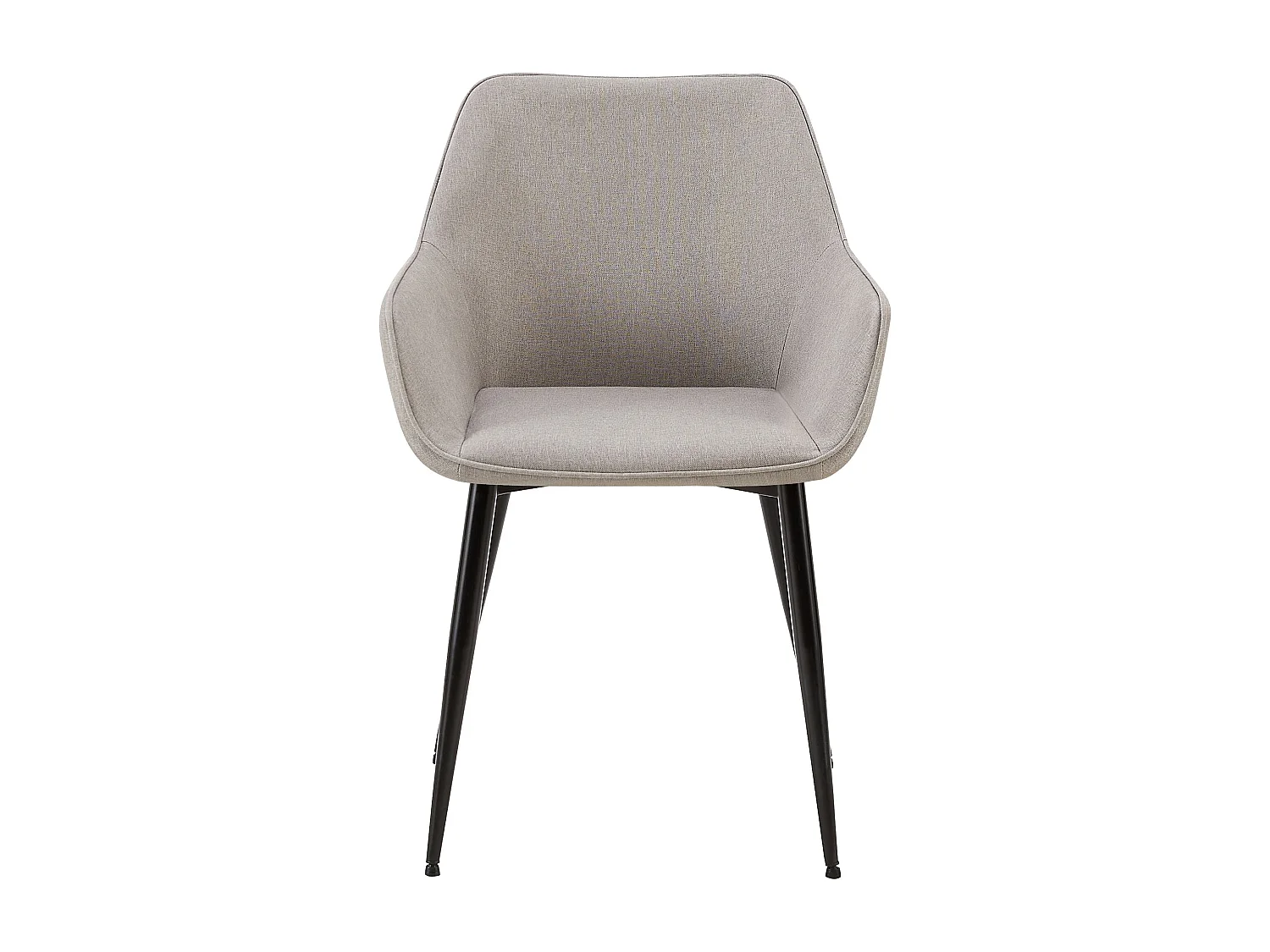 Fauteuil en tissu Vessa - Gris clair82.00
