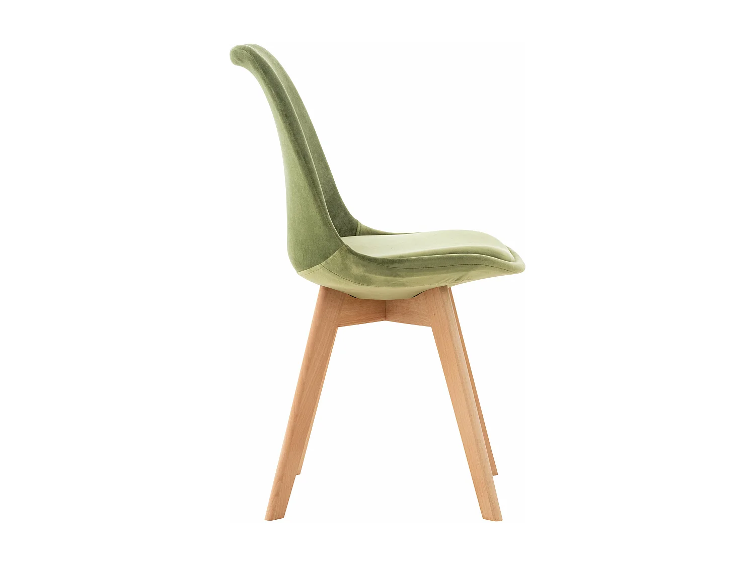 Chaise Linares - Velours Vert clair83.00