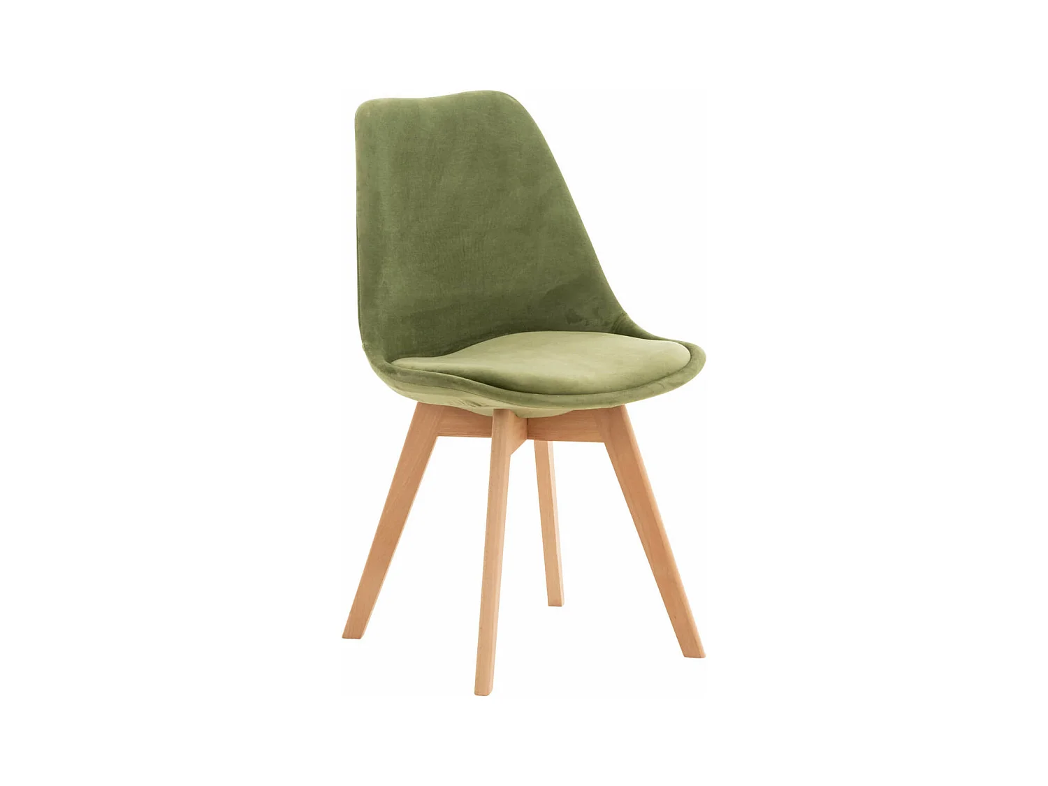 Chaise Linares - Velours Vert clair83.00