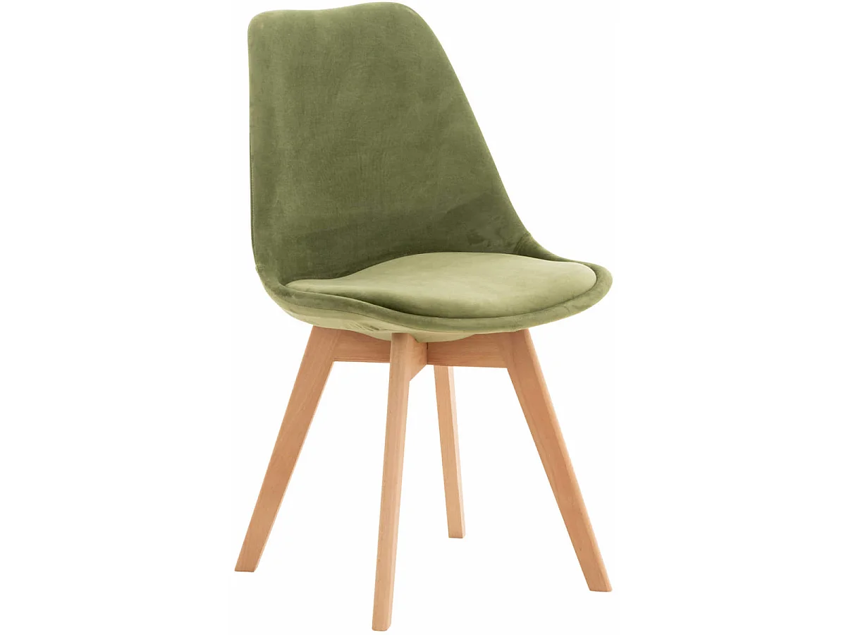 Chaise Linares - Velours Vert clair83.00